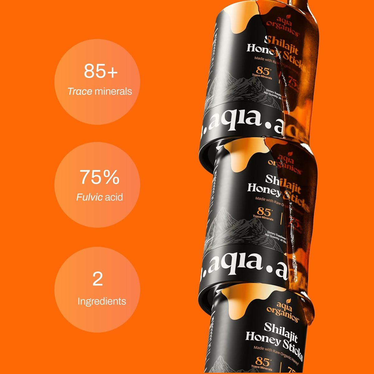 Pure Himalayan Shilajit Honey Sticks