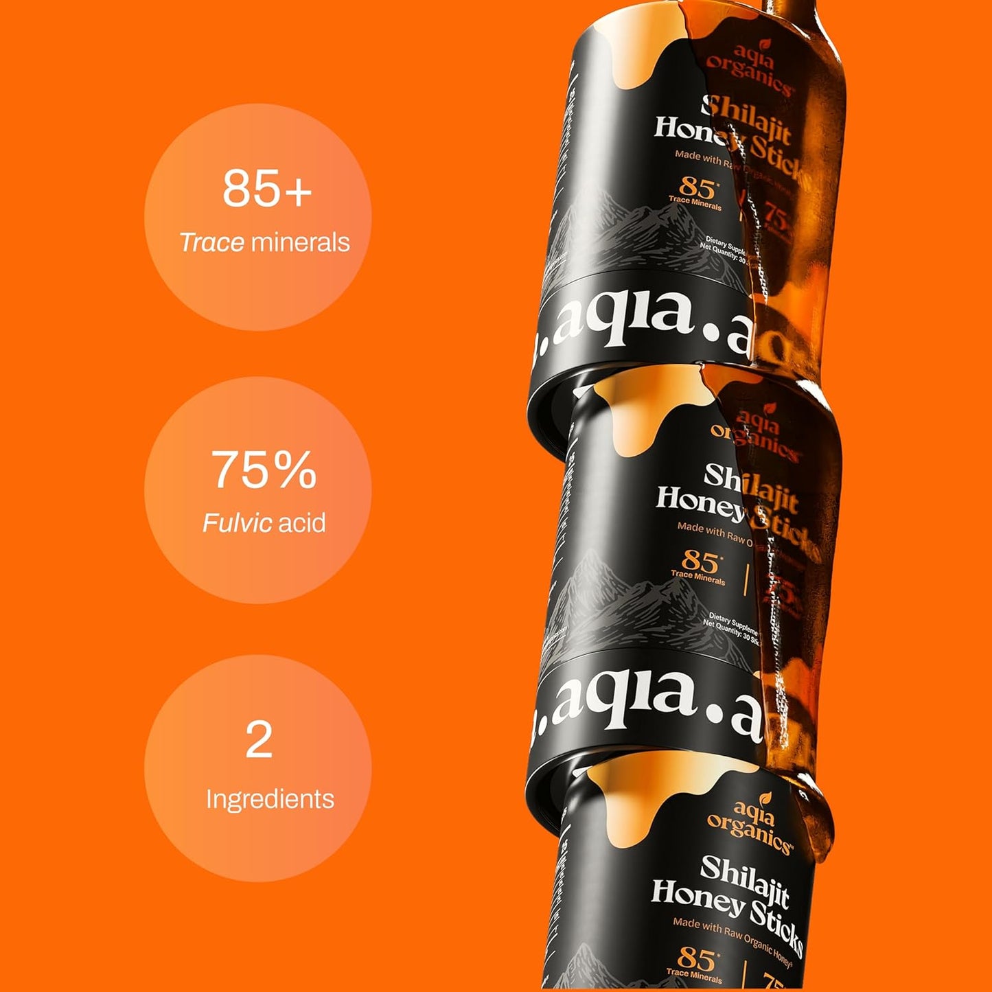 Pure Himalayan Shilajit Honey Sticks